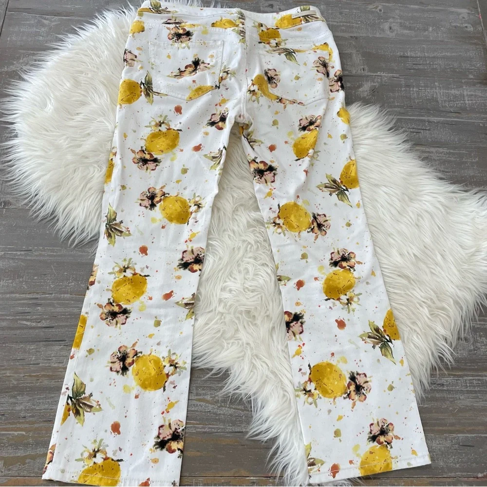 Pilcro and the Letterpress Anthropologie Lemon Grove Cropped Bootcut Jeans - Picture 6 of 6